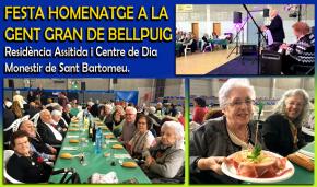 La Residncia de Bellpuig participa en la festa d'homenatge a la gent gran